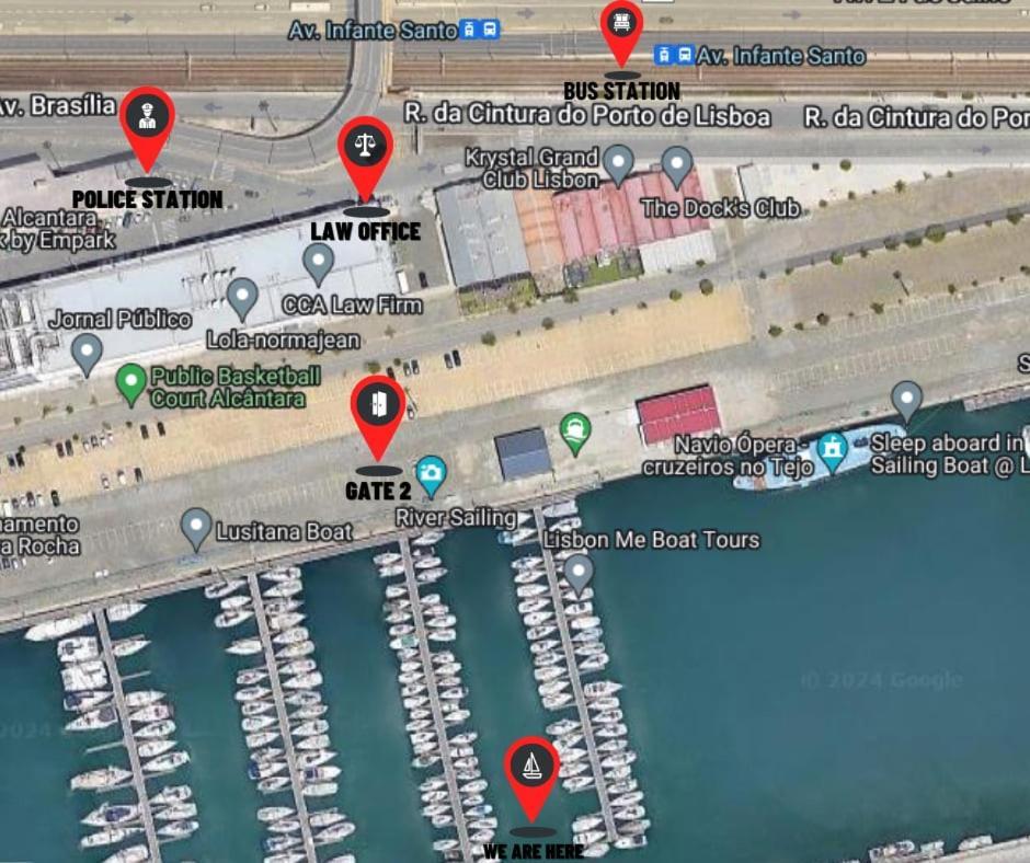 Cozy Lisbon Marina Sleepaboard - Sail Away Hotel Exterior foto